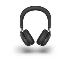 Beilaidės ausinės Jabra Evolve2 75, USB-A, Bluetooth, MS-Teams | spalva: juoda