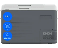 Medion MD370027 CC28 Kompressor Kühlbox 28L Kapazität grau