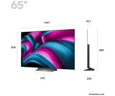 „Televizorius LG OLED65C5ELB“ 165 cm / 65 colių 4K OLED išmanusis televizorius