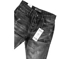 2Y PREMIUM Džinsai Vyrams Juodas B8647/K30