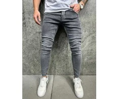 2Y PREMIUM Džinsai Vyrams Pilkas B8551/K800