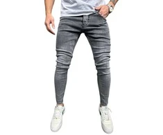 2Y PREMIUM Džinsai Vyrams Pilkas B8551/K800