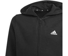 Adidas Džemperis Berniukams B Lin Fz Hoodie Juodas GN4041