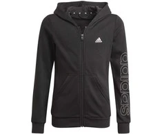 Adidas Džemperis Mergaitėms G Lin Fz Hoodie Juodas GN4050