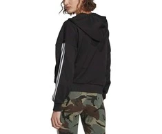 Adidas Džemperis Moterims W 3s Fz Hoodie Juodas GL1462