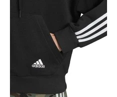 Adidas Džemperis Moterims W 3s Fz Hoodie Juodas GL1462