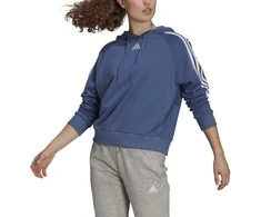Adidas Džemperis Moterims W 3S Hoodie Mėlyna GL1461