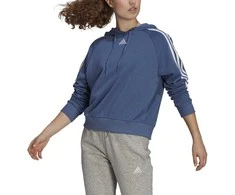 Adidas Džemperis Moterims W 3S Hoodie Mėlyna GL1461