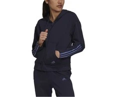 Adidas Džemperis Moterims W Dk Fz Hoodie Mėlyna H07805