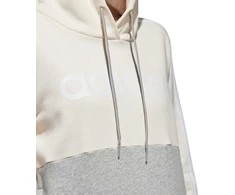 Adidas Džemperis Moterims W E Cb Fl Oh Hd Pilkas Rožinė GL6304