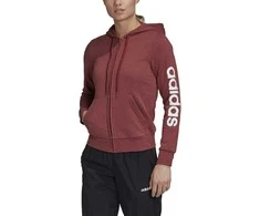 Adidas Džemperis Moterims W E Lin Fz Hd Burgundy GD2966