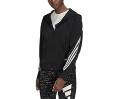 Adidas Džemperis Moterims W Fi 3s Fz Hoodie Juodas GL0339