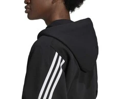 Adidas Džemperis Moterims W Fi 3s Fz Hoodie Juodas GL0339