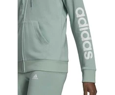 Adidas Džemperis Moterims W Lin Ft Fz Hd Žalias GL0795