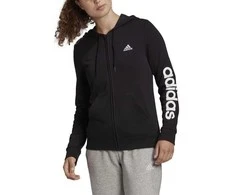 Adidas Džemperis Moterims W Lin Ft Fz Hoodie Juodas GL0791