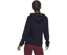 Adidas Džemperis Moterims W Lin Ft Hoodie Mėlyna H07797
