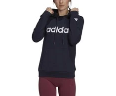 Adidas Džemperis Moterims W Lin Ft Hoodie Mėlyna H07797