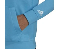Adidas Džemperis Moterims W Lin Ft Hoodie Mėlyna HE9359