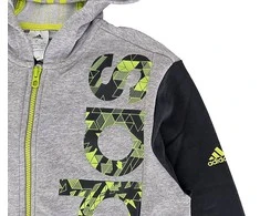 Adidas Džemperis Paaugliams YB RD KN FZHD Pilkas Juodas S22627
