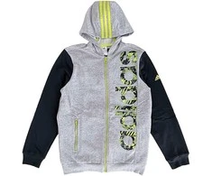Adidas Džemperis Paaugliams YB RD KN FZHD Pilkas Juodas S22627