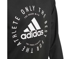 Adidas Džemperis Paaugliams Yb Sid Po Juodas DV1700