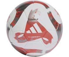 Adidas Futbolo Kamuolys Tiro League Sala Baltas Raudona Pilkas HT2425