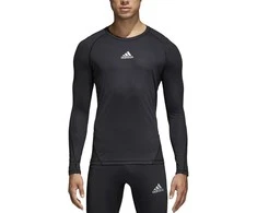 Adidas Futbolo Marškinėliai Alphaskin Sport Ls Juodas CW9486