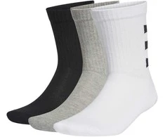 Adidas Kojinės 3s Hc Crew 3Pp Juodas Baltas Pilkas GE6167
