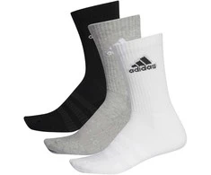 Adidas Kojinės Cush Crw 3pp Juodas Pilkas Baltas