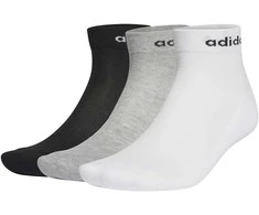 Adidas Kojinės Hc Ankle 3Pp Juodas Pilkas Baltas GE6132