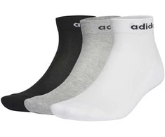 Adidas Kojinės Hc Ankle 3Pp Juodas Pilkas Baltas GE6132