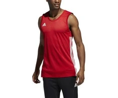 Adidas Krepšinio Marškinėliai 3G Spee Rev Jrs Raudona Baltas DY6595