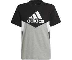 Adidas Marškinėliai Paaugliams B Cb T Ess Juodas Pilkas HA4025