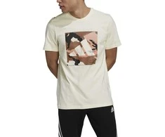 Adidas Marškinėliai Vyrams Camo Bos Tee M Baltas