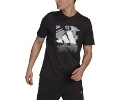 Adidas Marškinėliai Vyrams Camo Bos Tee Juodas GU1476