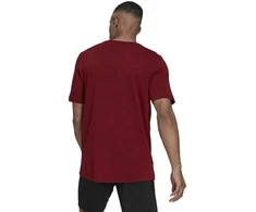 Adidas Marškinėliai Vyrams City Elevated T Burgundy