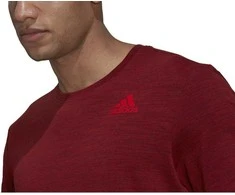 Adidas Marškinėliai Vyrams City Elevated T Burgundy