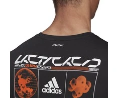 Adidas Marškinėliai Vyrams Conf Gfx Ls Juodas