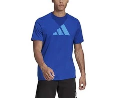 Adidas Marškinėliai Vyrams M Fi 3Bar Tee Mėlyna HE2223