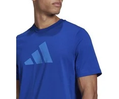 Adidas Marškinėliai Vyrams M Fi 3Bar Tee Mėlyna HE2223