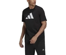 Adidas Marškinėliai Vyrams M Fi 3Bar Tee Juodas HD0893