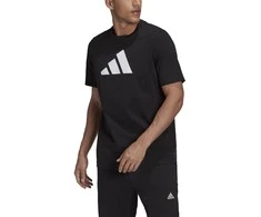 Adidas Marškinėliai Vyrams M Fi 3Bar Tee Juodas HD0893
