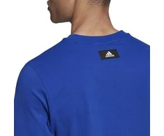 Adidas Marškinėliai Vyrams M Fi 3Bar Tee Mėlyna HE2223