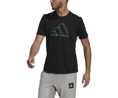 Adidas Marškinėliai Vyrams M Fi Gfx Tee Juodas