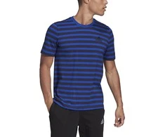 Adidas Marškinėliai Vyrams M Stripy Sj Tee Mėlyna Juodas HE1854