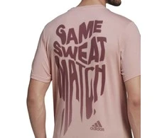 Adidas Marškinėliai Vyrams M Ten Game G Tee Rožinė HA0963