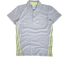 Adidas Marškinėliai Vyrams Sports Polo Pilkas Geltona V37343