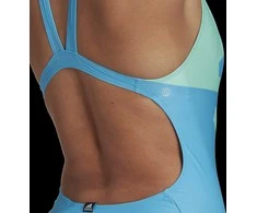 Adidas Maudymosi Kostiumėlis Moterims 3 Bars Suit Mėlyna HD0402