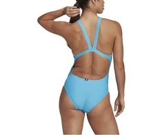 Adidas Maudymosi Kostiumėlis Moterims 3 Bars Suit Mėlyna HD0402