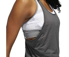 Adidas Palaidinė 3 Stripe Tank Juodas DU3459